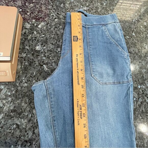 Susan Graver Jeans Denim Jogger Pants Elastic Waist size 34” Casual Comfy - Picture 5 of 11